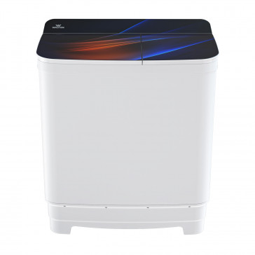 9 KG 5 Star Semi-Automatic Top loading Tempered Glass Top Washing Machine, WWM-TWG90SCW, Color Wave