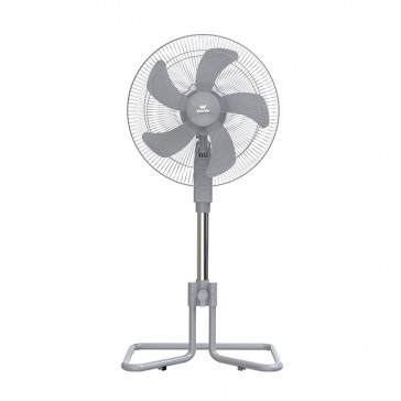 WALTON Pedestal Fan 450mm Butterfly Gray