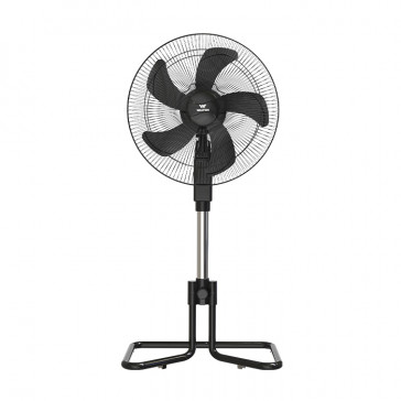 WALTON Pedestal Fan 450mm Butterfly Black