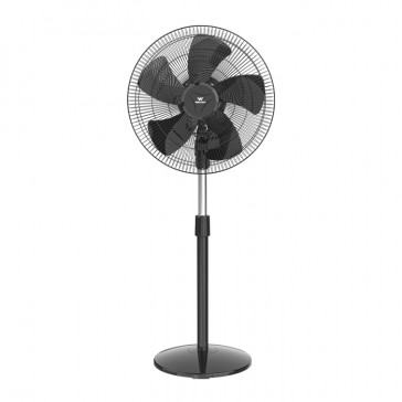 WALTON Pedestal Fan 600mm Butterfly Black